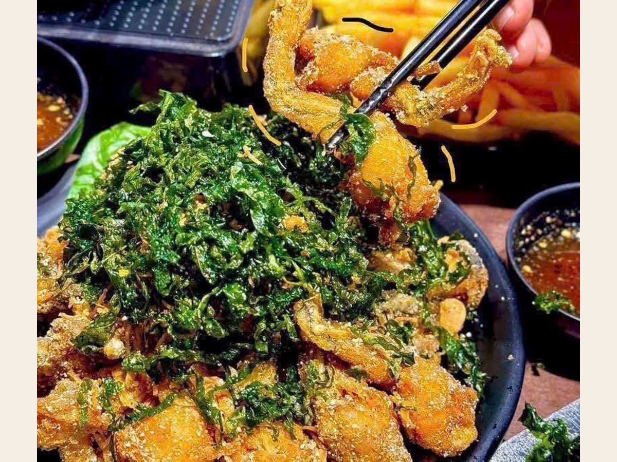 Ếch rang muối