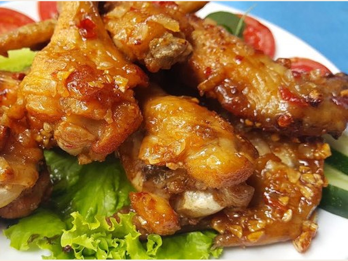 Gà chiên mắm